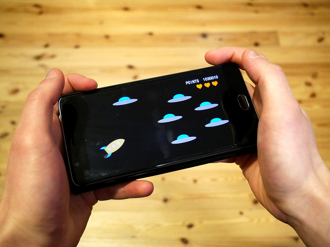 Bermain game di HP