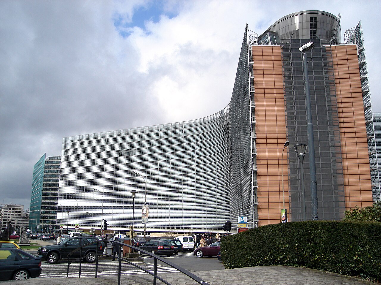 Ilustrasi gedung Komisi Eropa di Brussels