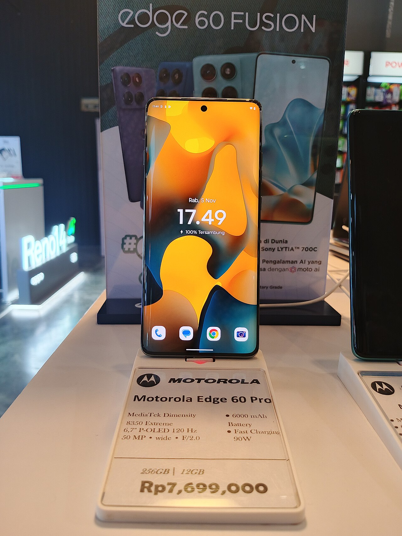 Representasi bahasa desain flagship Motorola modern